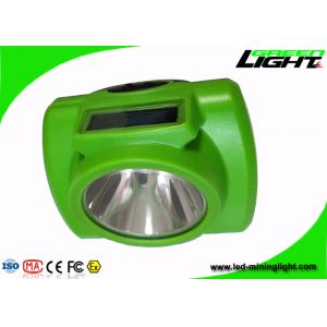 China Personal Safety 10000lux OLED Screen Led Miners Cap Lamp on sale