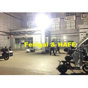 Single 1kW Metal Halide Inflatable Light Tower With 2KW Generator