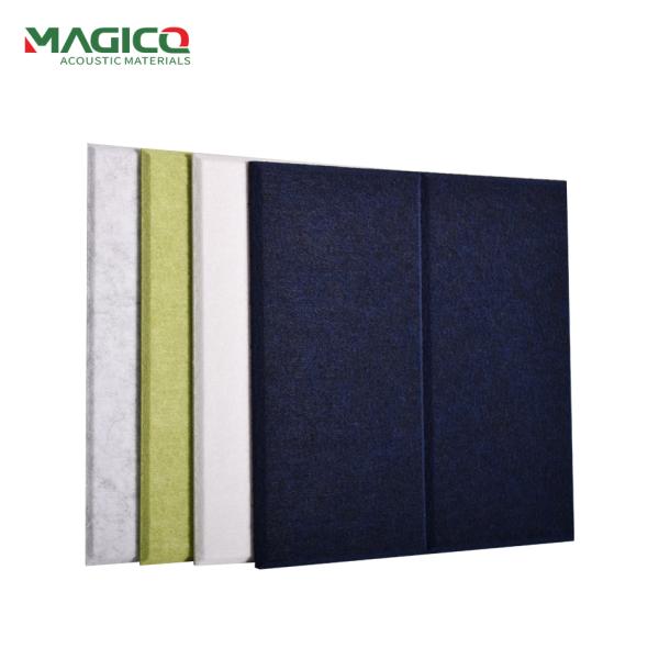 Quality Polyester Fiber Acoustic Panels with PET Fiber Acoustic Wall Panels for stylish 3D soundproofing in modern home wholesale