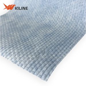 Blue Disposable Cleaning Cloths On A Roll Wiping Towel 65gsm 100 Sheets/Roll