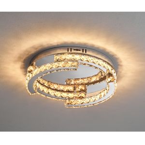 Luxury Crystal Ceiling Lamp Suitable for Living Room Bar Bedroom Ceiling Lamp(WH