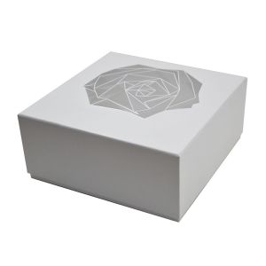 Luxury Base And Lid Two Pieces Gift Box Square Shape Matte Lamination