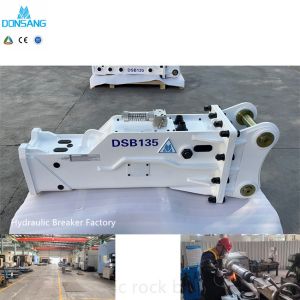 Chisel 53mm Wide Hydaulic Rock Breaker Hammer Side Type For  2 Tons 4 Tons Mini Excavator