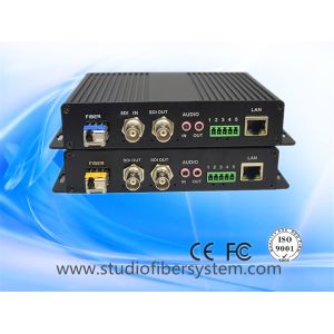 3g/hd sdi fiber multiplexer with bidi rca audio&rs422&10/100M ethernet