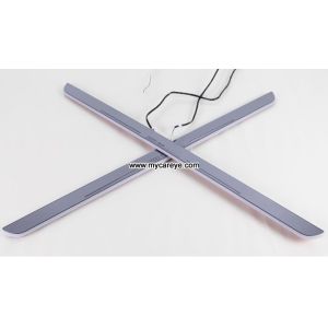 Audi Q3 Q7 car accessories upgrade new led door moving scuff plate lights