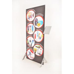 Single Sided SEG Fabric Frames Advertising Light Box 85 * 200 Cm Graphic Size
