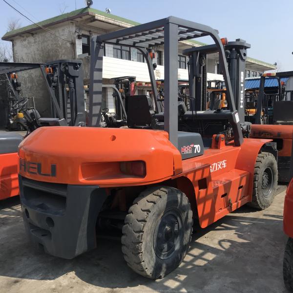 Great Performance Second-hand Heli Forklift with 7 Ton Capacity and Diesel Engine
