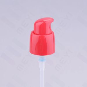 Foundation Red Plastic PP Treatment Pump With Over Cap 18/400 Neck Size