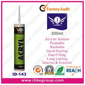 Mildew Resistant Sealing Gap Acrylic Sealant , Paintable And Flexible
