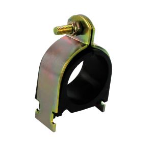 Galvanized Zinc Carbon Steel Saddle Clamp Structure 1 1/2" Connecting Pipe