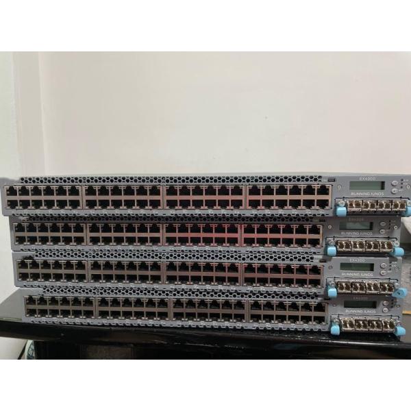 Customized EX4300-48P EX4300 Series 48 Ports 10/100/1000BASE-T PoE Ethernet Network Switch Stock Status for Communication