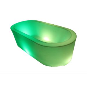 Custom Color Rotoplastic LED Bathtub Accurate Precision for Hotel and Restaurant