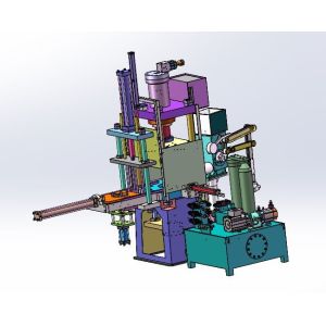 125T Aluminum Die Casting Press Machine Submersible Motor Rotors With 4 Cavity