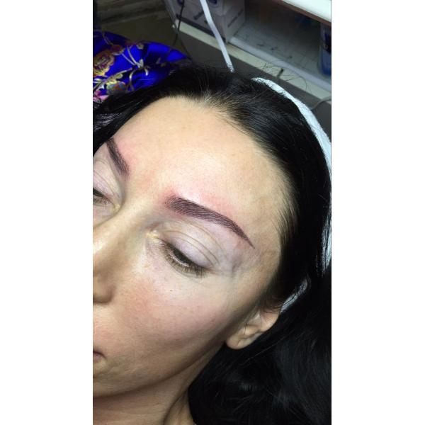 Customize 18U Microblading Disposable Eyebrow Tattoo Holder White Color