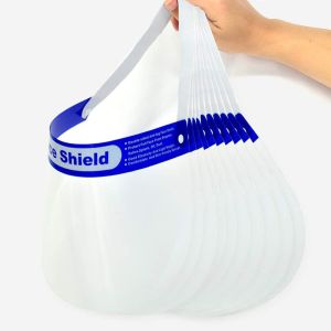 China PET Material Clear Plastic Face Shield , Industrial Face Shield  High Transparency on sale