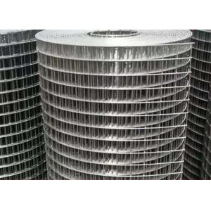 12.5 Gauge Galvanised Steel Mesh Roll Welded Wire 2" X 4" 6 Ft X 100 Ft
