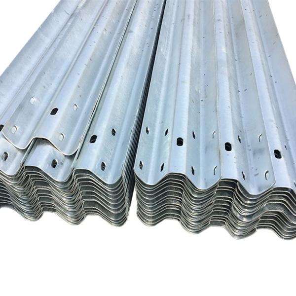Quality Customized Color Steel Roadside Thrie Beam Highway Guardrail with Q345 SJ345R Material wholesale