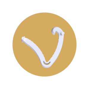 Convenient QueuesClip TM Multiple Polymer Surgical Ligating Clips NLC-CL