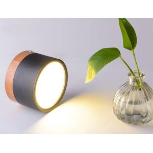 LED Downlight dimmable 5W 7W 9W12W15W Nordic wood modern Led surface mounted