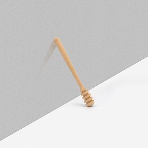 Customized Logo Varnished Wooden Muddler Collectible Honey Muddler Stirrer