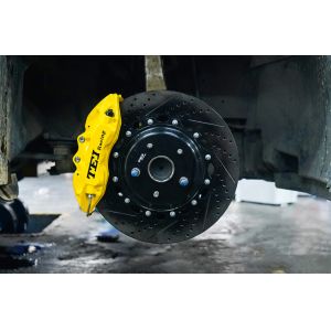 BBK For Toyota Mark X Instlled Big Brake Kit Front P60S Forged 6 Piston Calipers