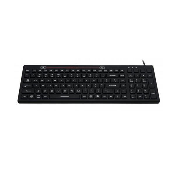 Quality 3-color Interchangeable Backlight Medical Keyboard with 2-step Adjustable Backlight Brightness wholesale