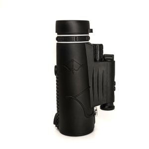 LED Torchlight HD Night Vision Monocular 12x50 with Phone Holder Tripod Compass