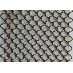 Chain Link Decorative Wire Mesh 0.5-2mm Wire 40-85% Open Area