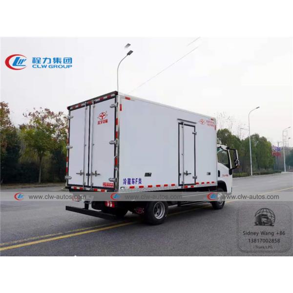 Shacman 4x2 5T Refrigerated Van Truck With Carrier Hanxue Thermo King Refrigerator