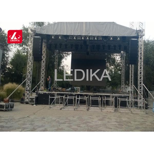 Quality 6082 Aluminum Square Truss Structure Event Aluminum Spigot / Bolt With Wings wholesale