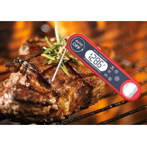 Auto Rotation Kitchen Instant Read Thermometer With Stainless Steel Probe