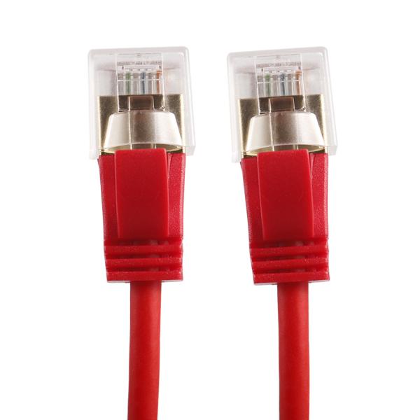 Quality 500MHZ FTP Cat6a Copper Patch Cords Extra Slim STP Slim Ethernet Patch Lead wholesale
