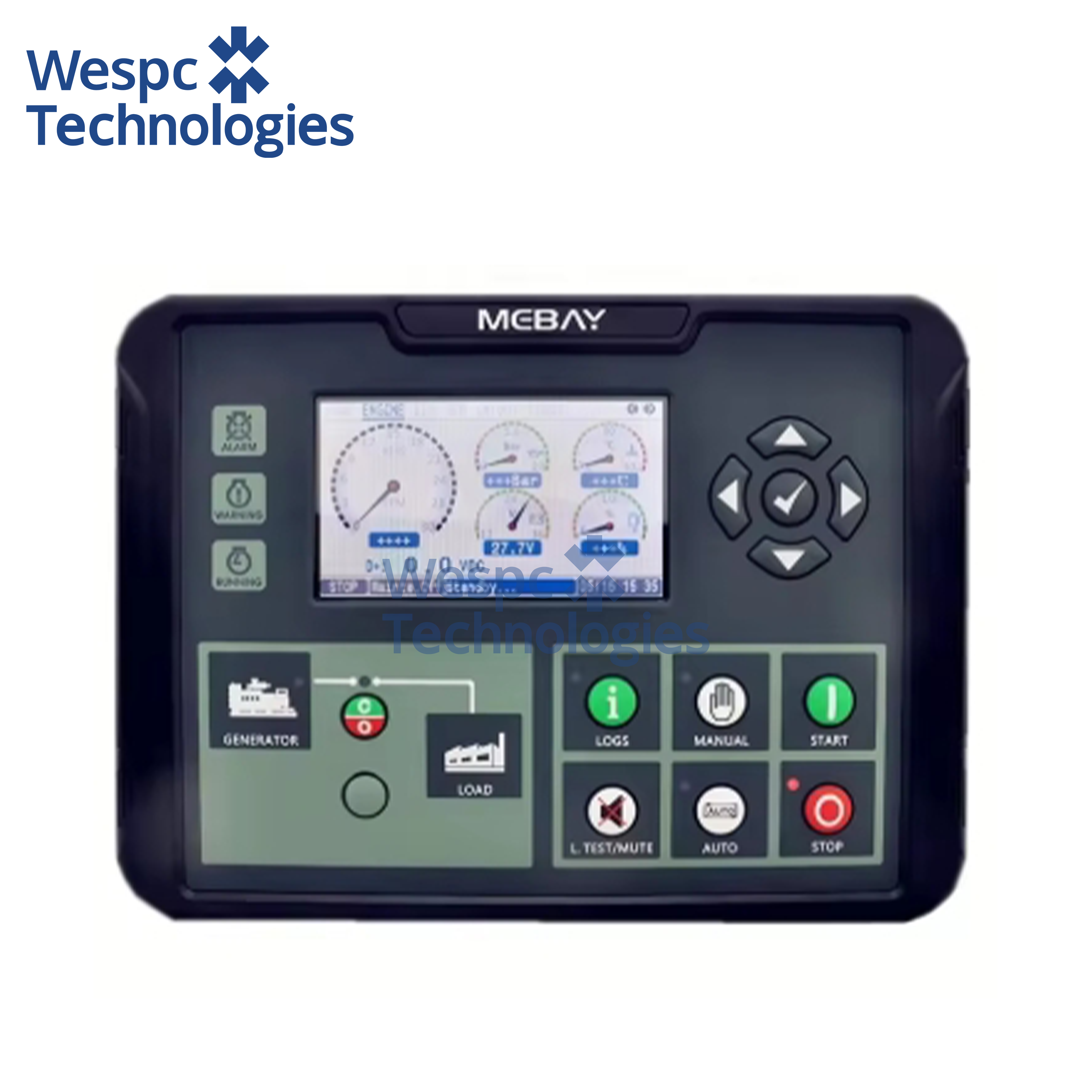 Cheap WESPEC Original Mebay DC90D Generator Controller Output 6 Sensor Input for sale