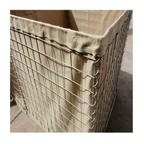Secure Sand Wall Defensive Welded Wire Mesh Barrier with 4mm Wire Gauge and