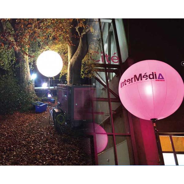 130CM Balloon Inflatable Lighting Decoration Build In RGB White Led For Wedding