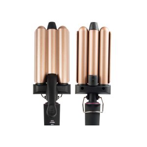 Cheap Portable DIY Hair Curling Iron 3 Barrel Wand 210C Temperature for sale