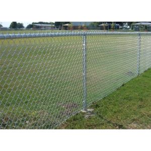 Galvanized Chain Link Fence Fabric Pvc Coated Frame