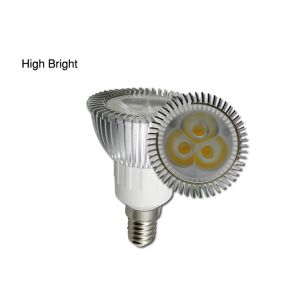 Aluminium Alloy / Lens 3W AC 90 - 240V 250lm Colour LED Spot Light Lamps For
