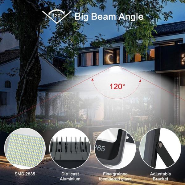 Stadium High Lumen Outdoor LED Flood Light Super Bright 50w 100w