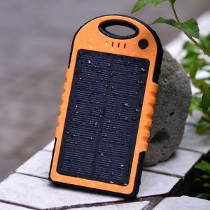 10000mAh solar power bank waterproof dustproof and shockproof solar charger