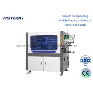Cheap Double Platform PCB Router Machine for Depaneling Straight Line and Arc Boards for sale
