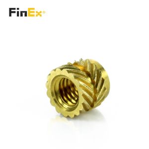 Threaded Knurled Brass M4 Insert Nut Water Resistant Brass Insert Nuts