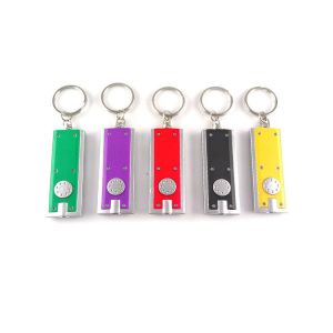 Plastic Material LED Emergency Flashlight , Inner Battery Mini LED Flashlight