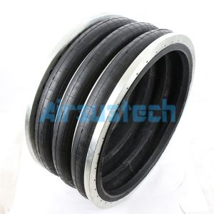 Cheap 3H9603 Firestone W01-358-9603 Triple Convoluted Air Spring Stamped Flange Air Shock Absorber for sale