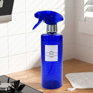 Cheap 500ml Blue plastic cylindrical smooth with blue Spary for Spray Bottle for sale