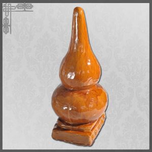 Ceramic Calabash Shape Chinese Roof Ornaments Building Art high plasticity