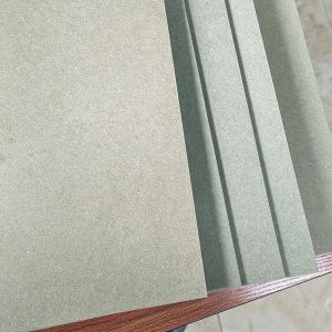 HMR Melamine Laminated MDF 3mm Waterproof Green MDF Board Customized