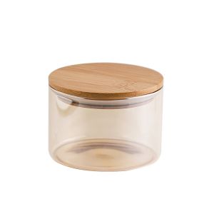 High Borosilicate Glass Storage Jars 310ml 580ml For Kitchen