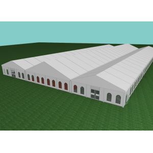 China Outdoor 40m Warehouse Aluminum Frame Tent With Sandwitch Wall on sale