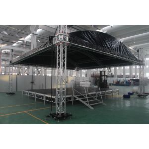 Amazing Design Stage Light Truss Curved Aluminum Trade Show Display Stand Truss